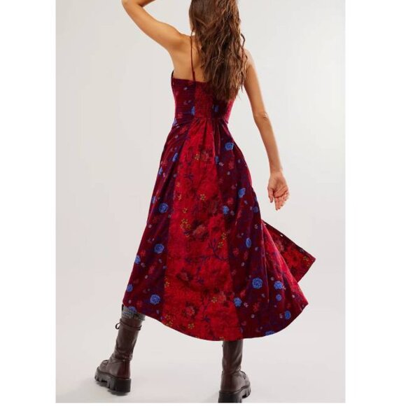 NEW Free People Gail Midi Dress Size M #2020 - Picture 4 of 9